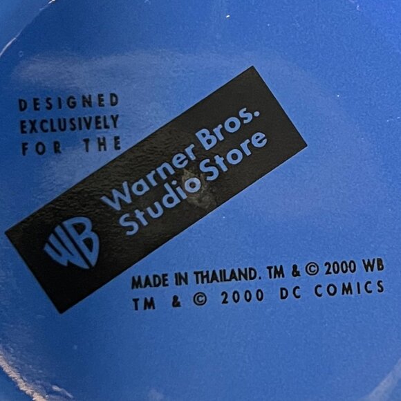 Vintage DC COMICS Warner Bros WONDER WOMAN Logo  Mug ~ Superhero  ~.Superheroine - Picture 8 of 9